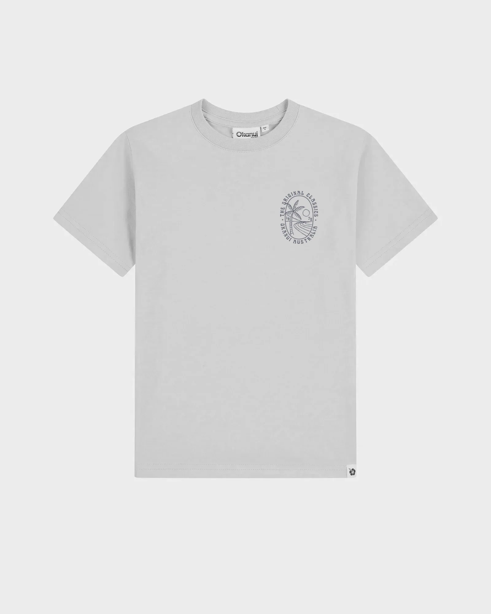 Boys Bayview T'Shirt - Washed Grey - Image 2