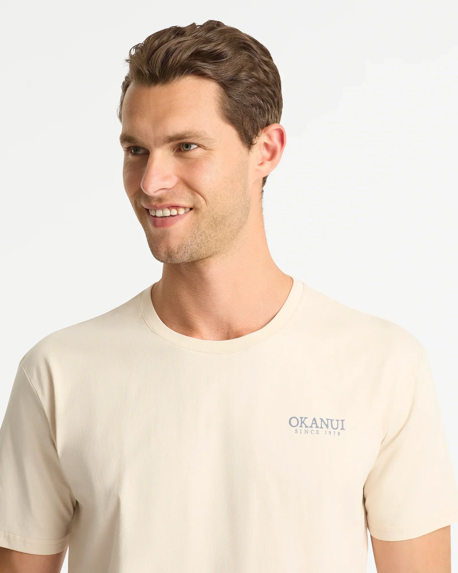 Mens Botanic T'Shirt - Stone - Image 2