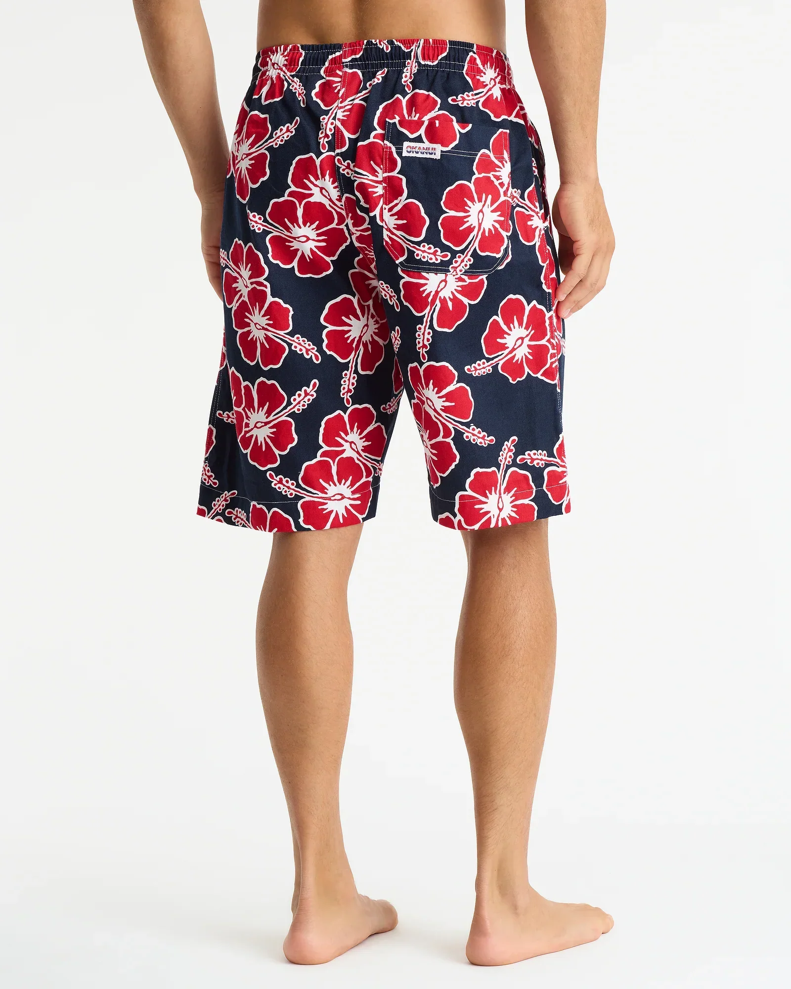 Mens Classic Short - Tri Colour Navy Red White - Image 6
