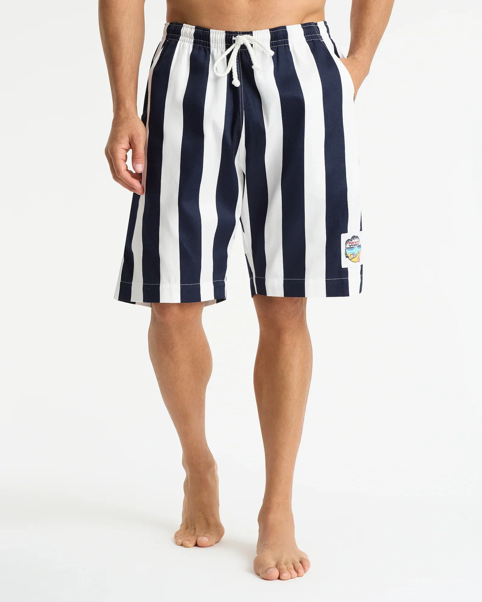 Mens Classic Short - Stripe Navy - Image 5