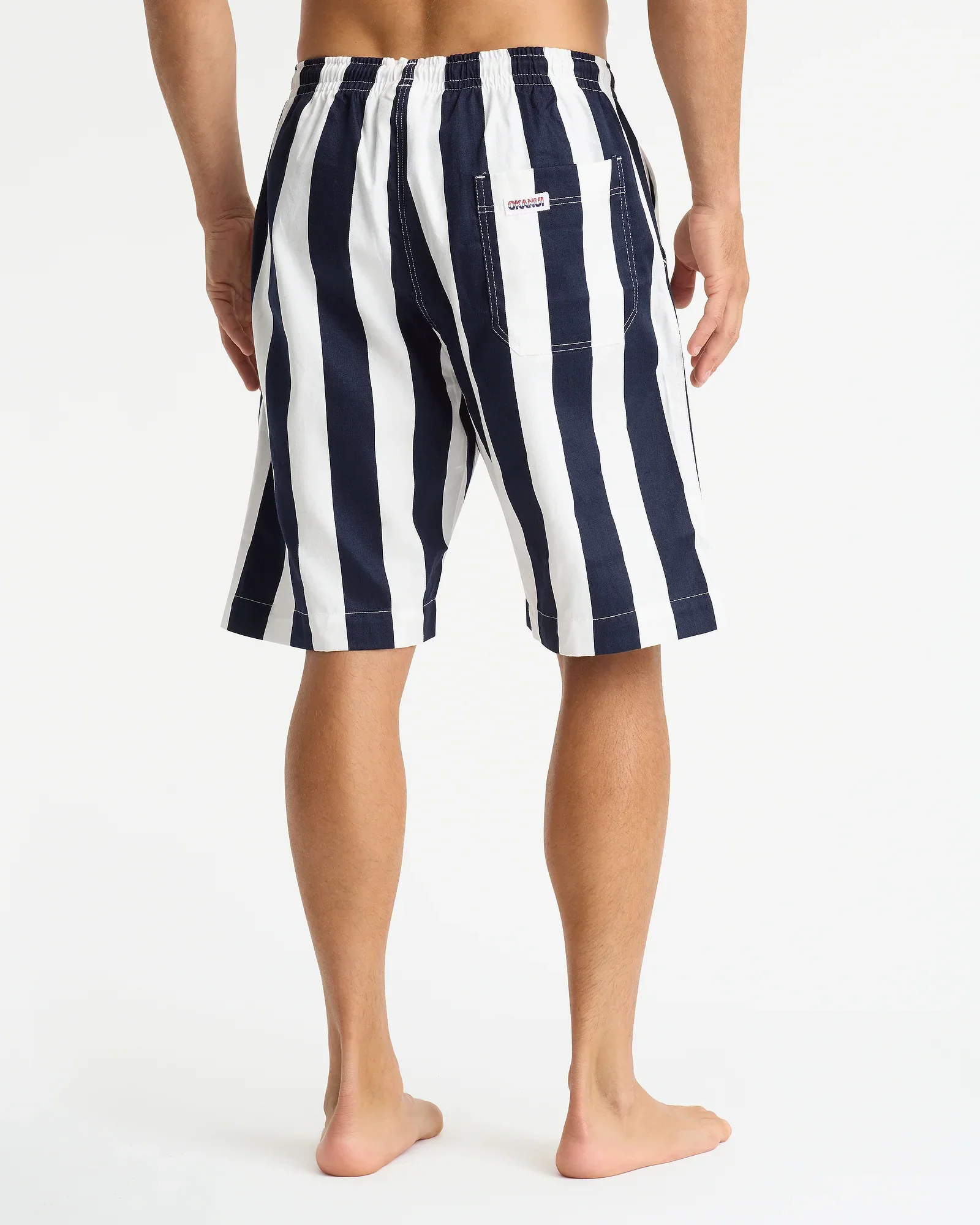 Mens Classic Short - Stripe Navy - Image 6