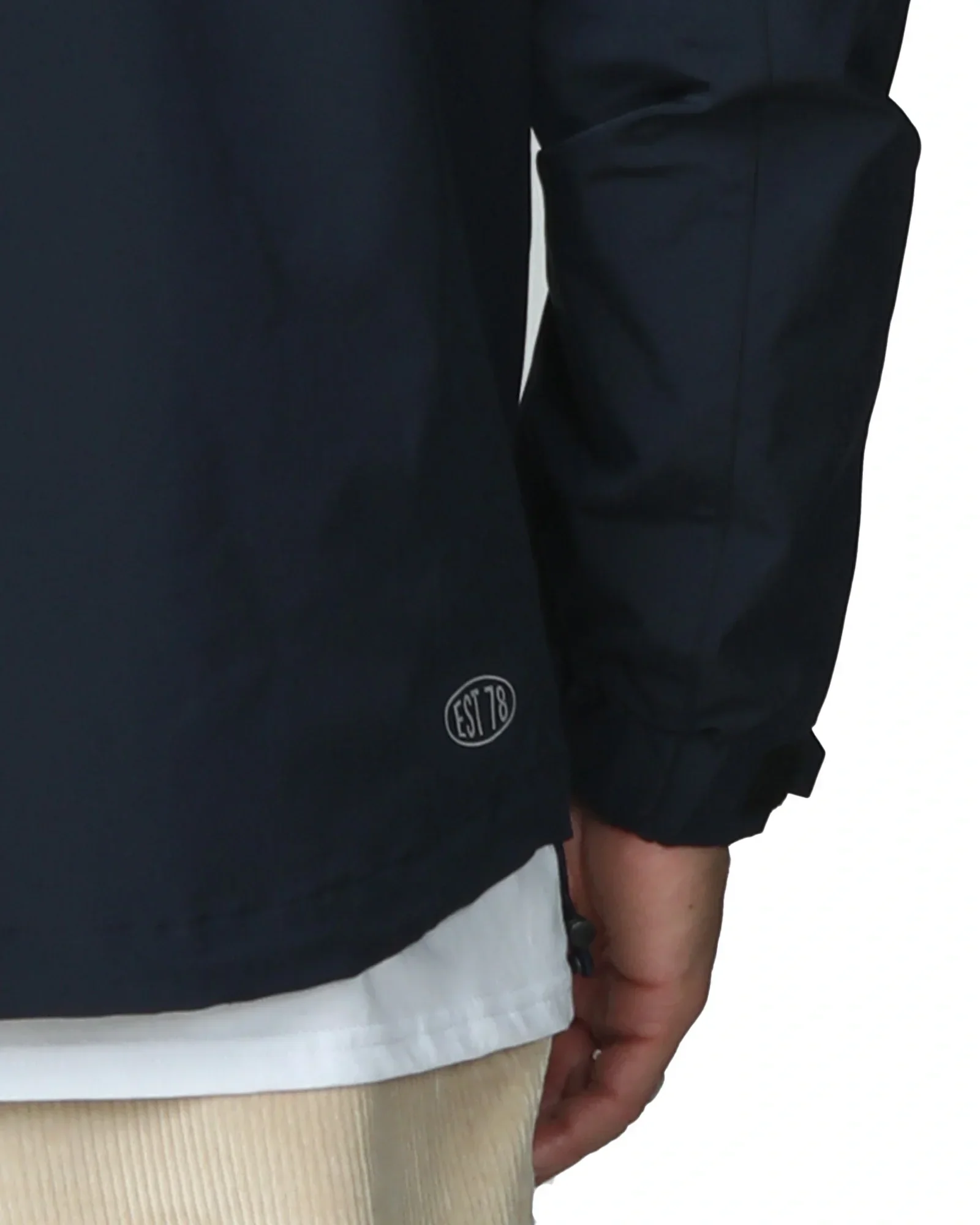 Surf Check Jacket - Navy - Image 12