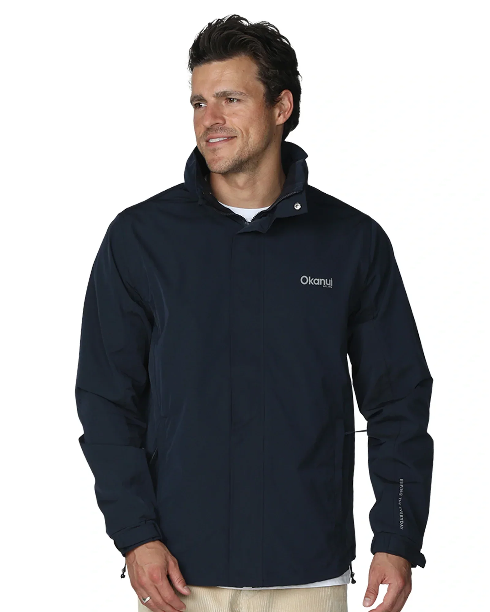 Surf Check Jacket - Navy - Image 13
