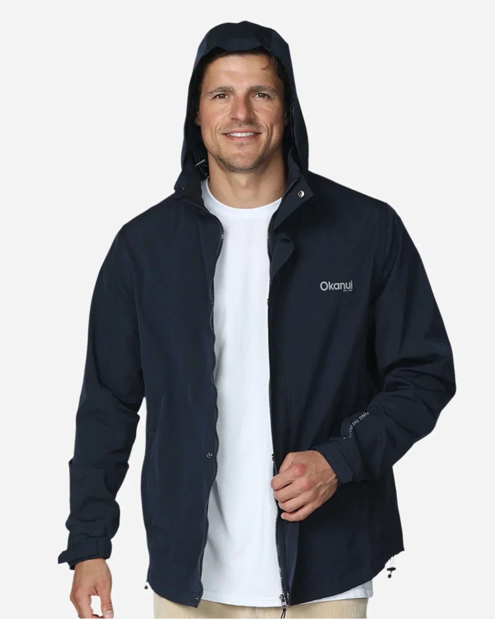 Surf Check Jacket - Navy - Image 3