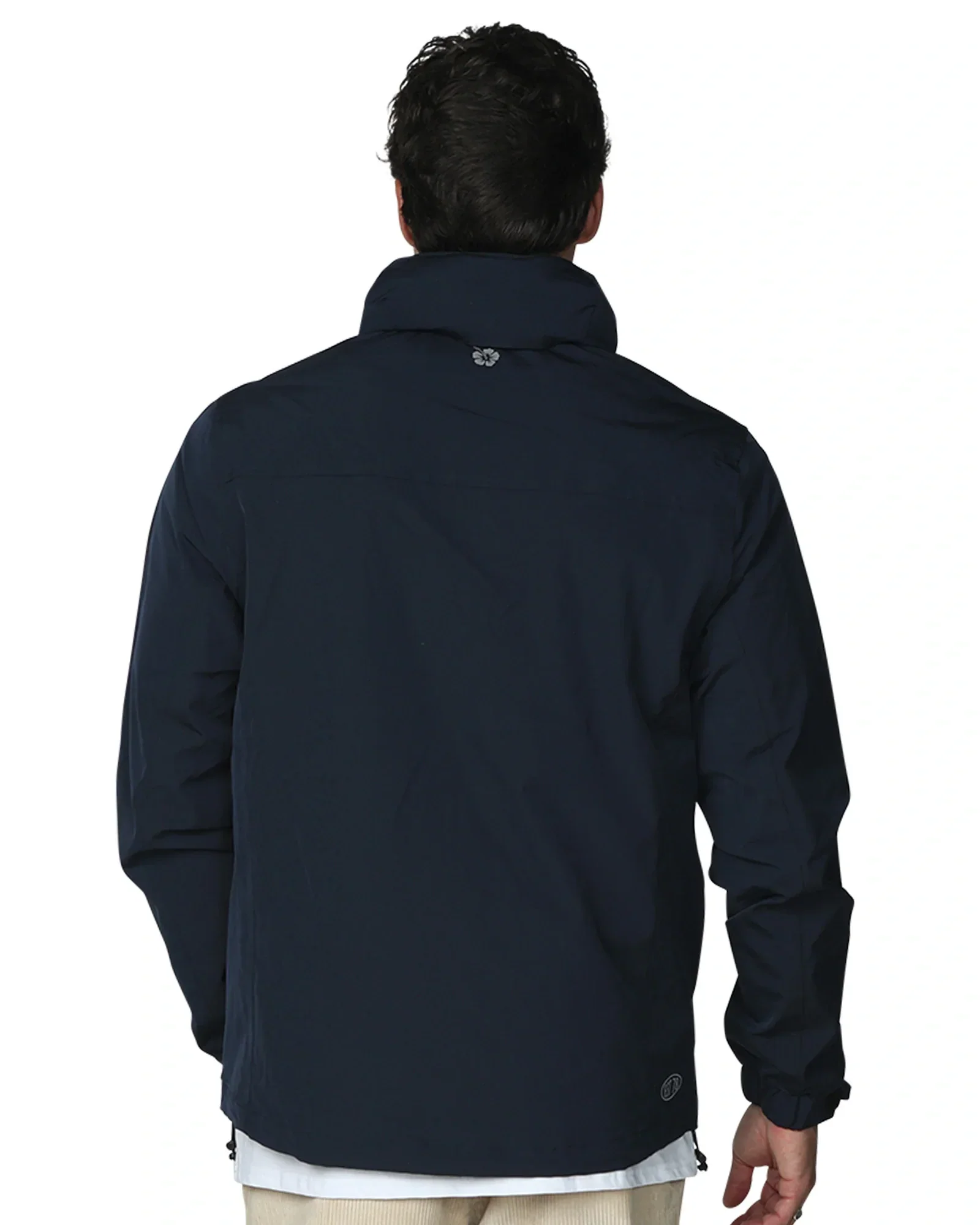 Surf Check Jacket - Navy - Image 5