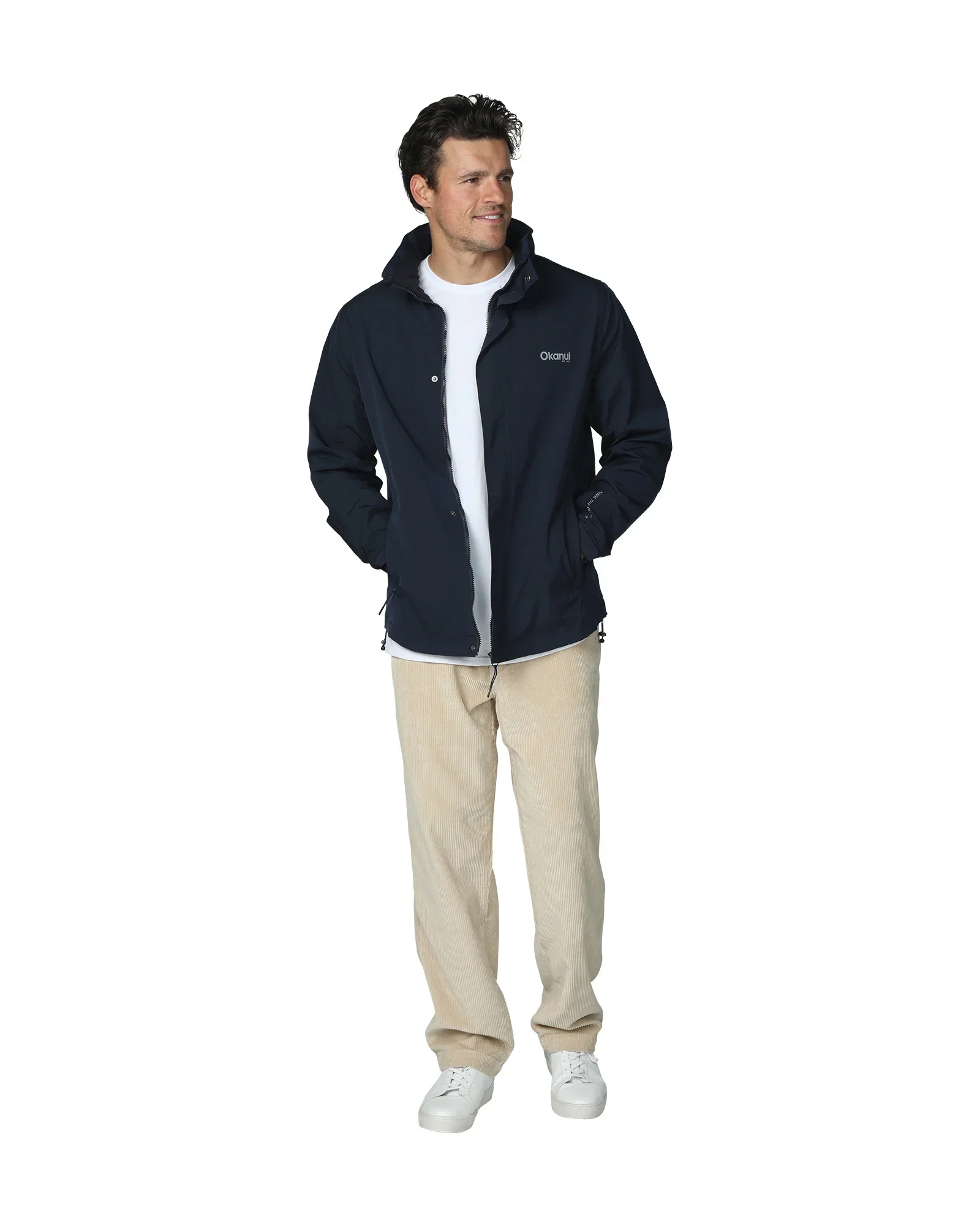 Surf Check Jacket - Navy - Image 7