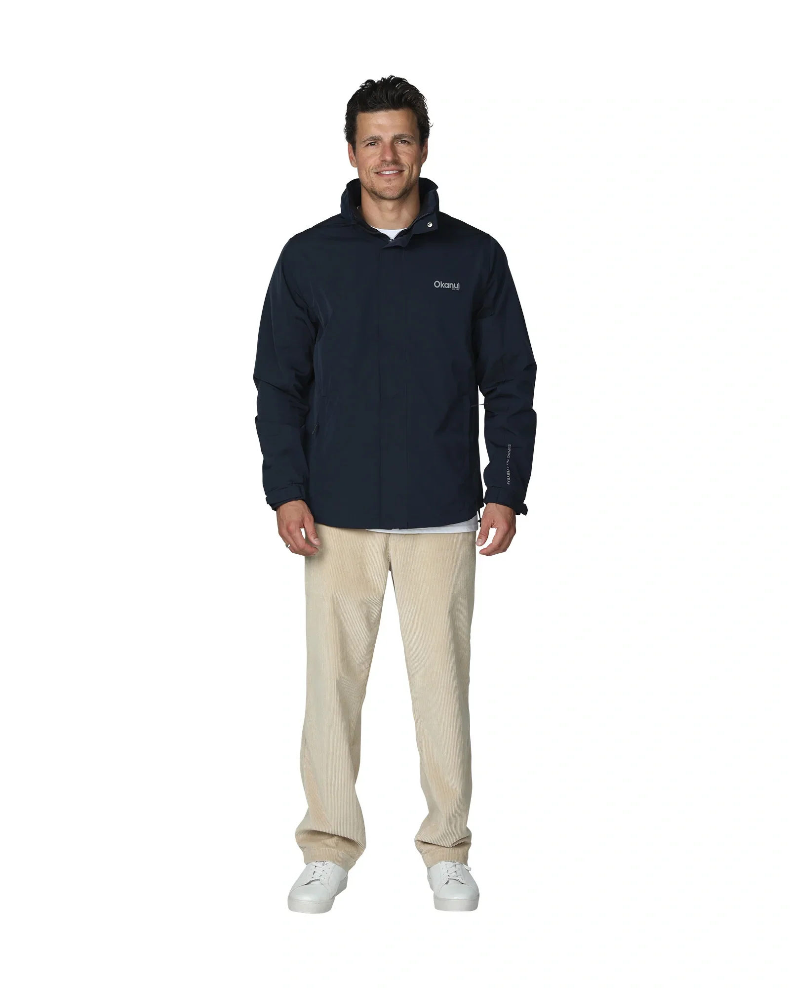 Surf Check Jacket - Navy - Image 8
