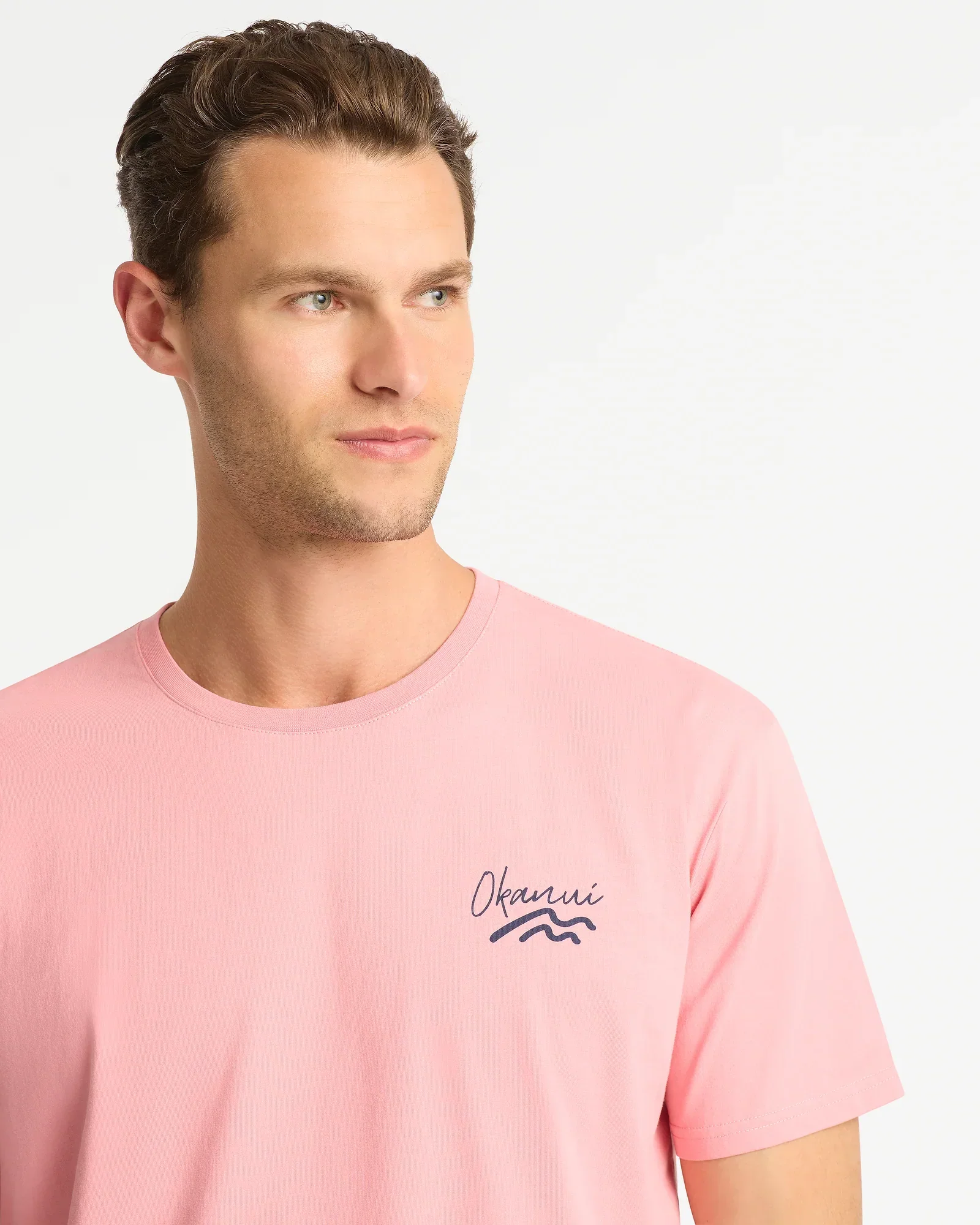 Mens Ripple T'Shirt - Rose - Image 2