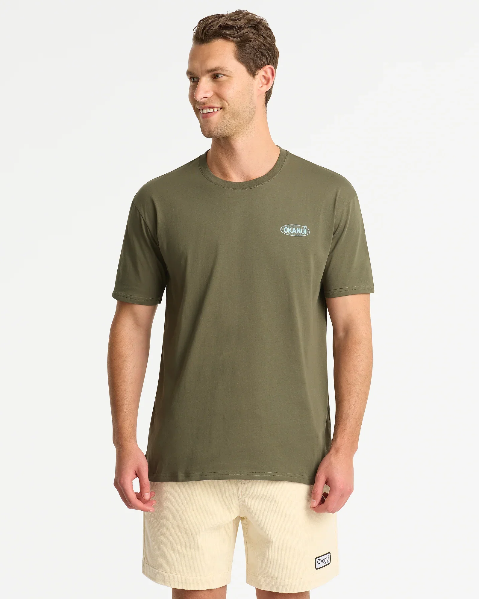 Mens Shaper T'Shirt - Olive - Image 3
