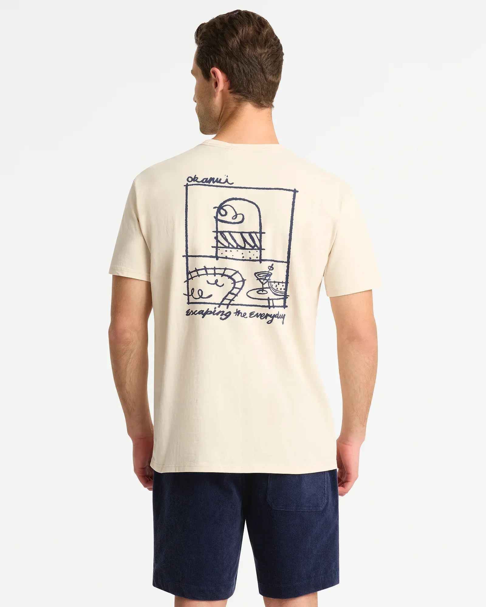 Mens Soleil T'Shirt - Stone