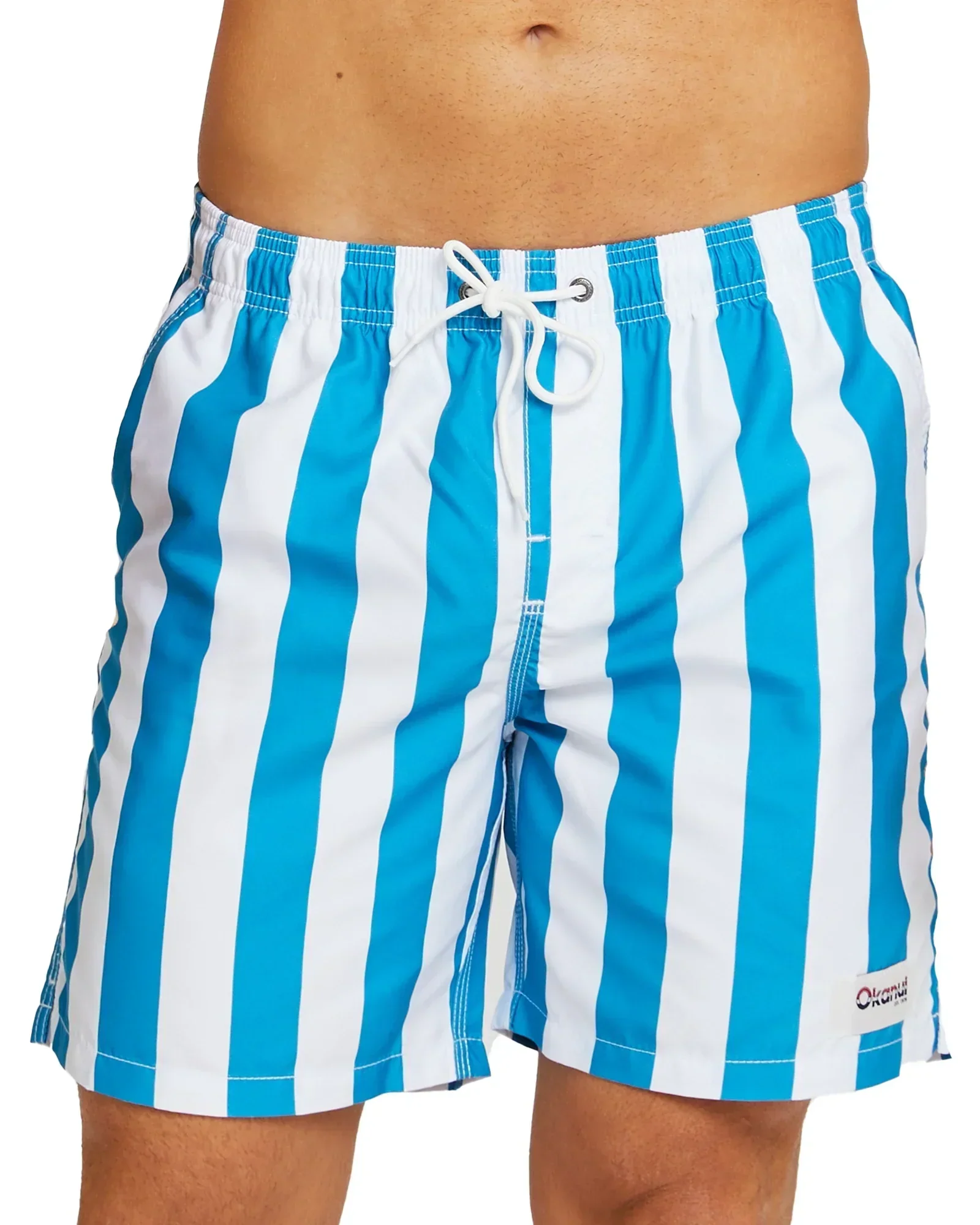 Mens - Swim Short - Classic Stripe Swim Short - Image 4
