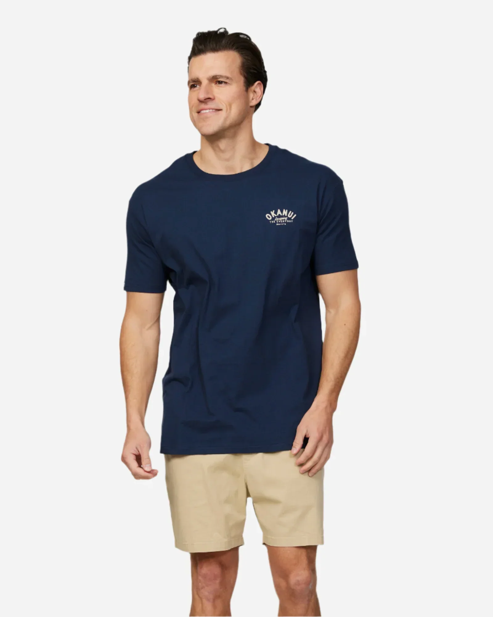 Mens Destination Lockup T'Shirt - Manly Navy - Image 2