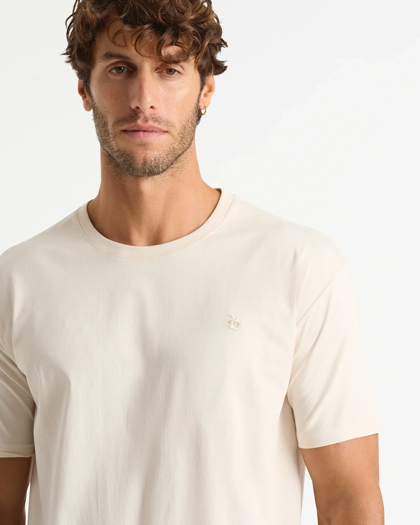 Mens Staple T'Shirt - Stone - Image 7