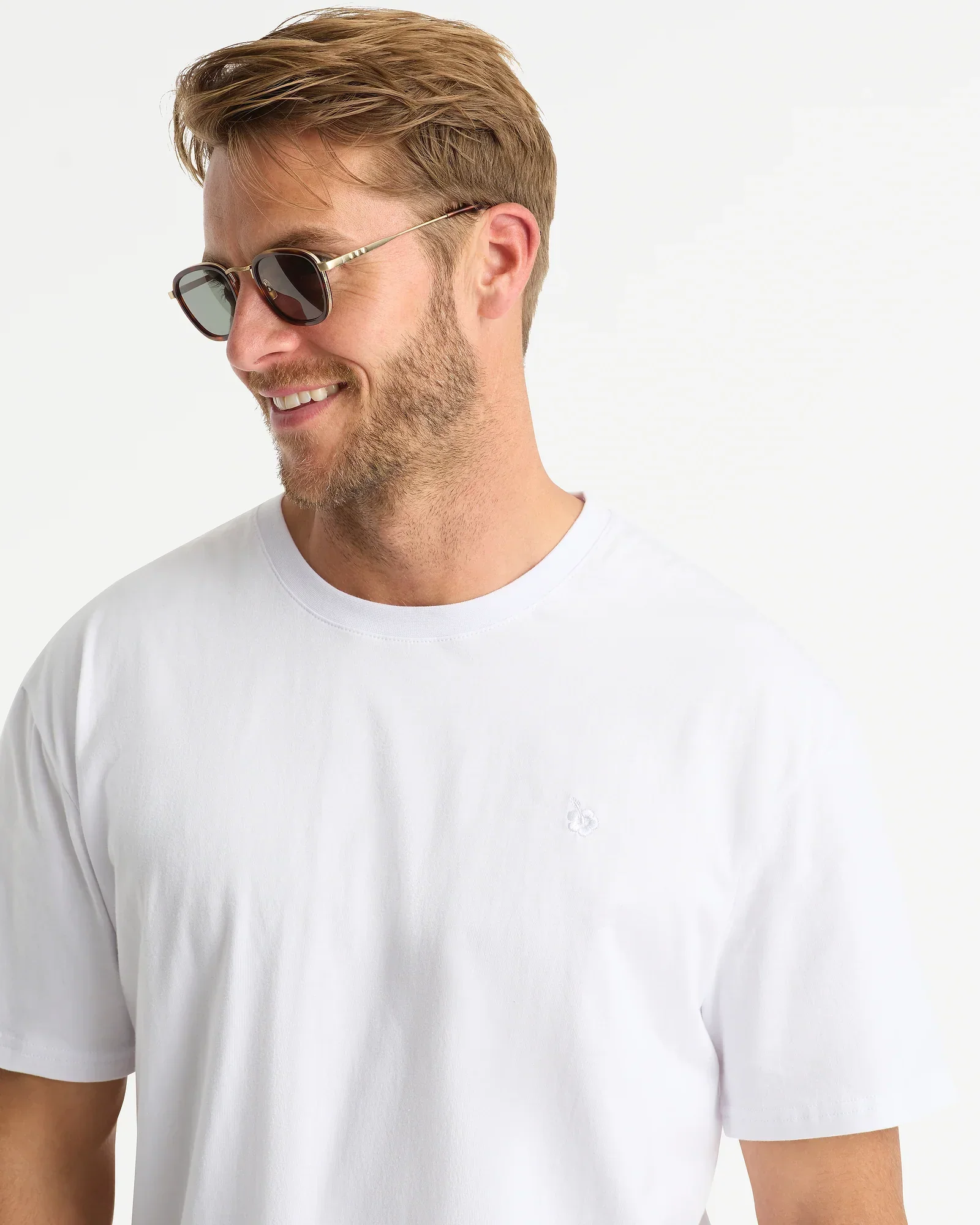 Mens Staple T'Shirt - White - Image 5