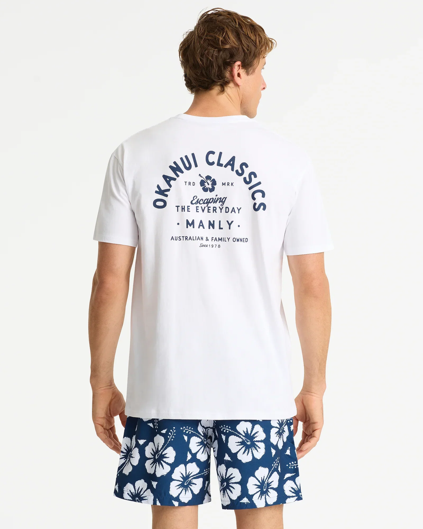 Destination Lockup T'Shirt - Manly White
