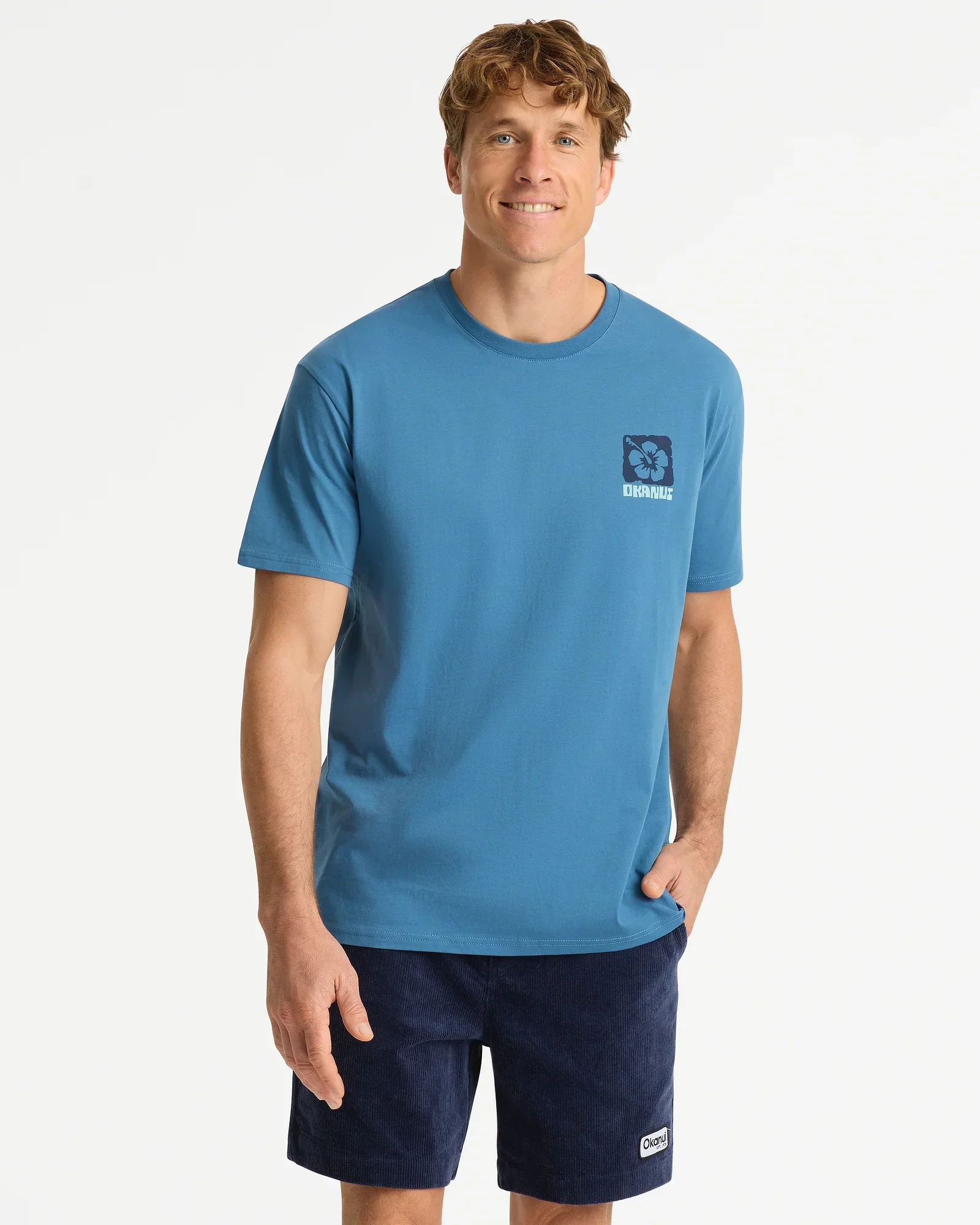 Mens Flint T'Shirt - Indigo - Image 3