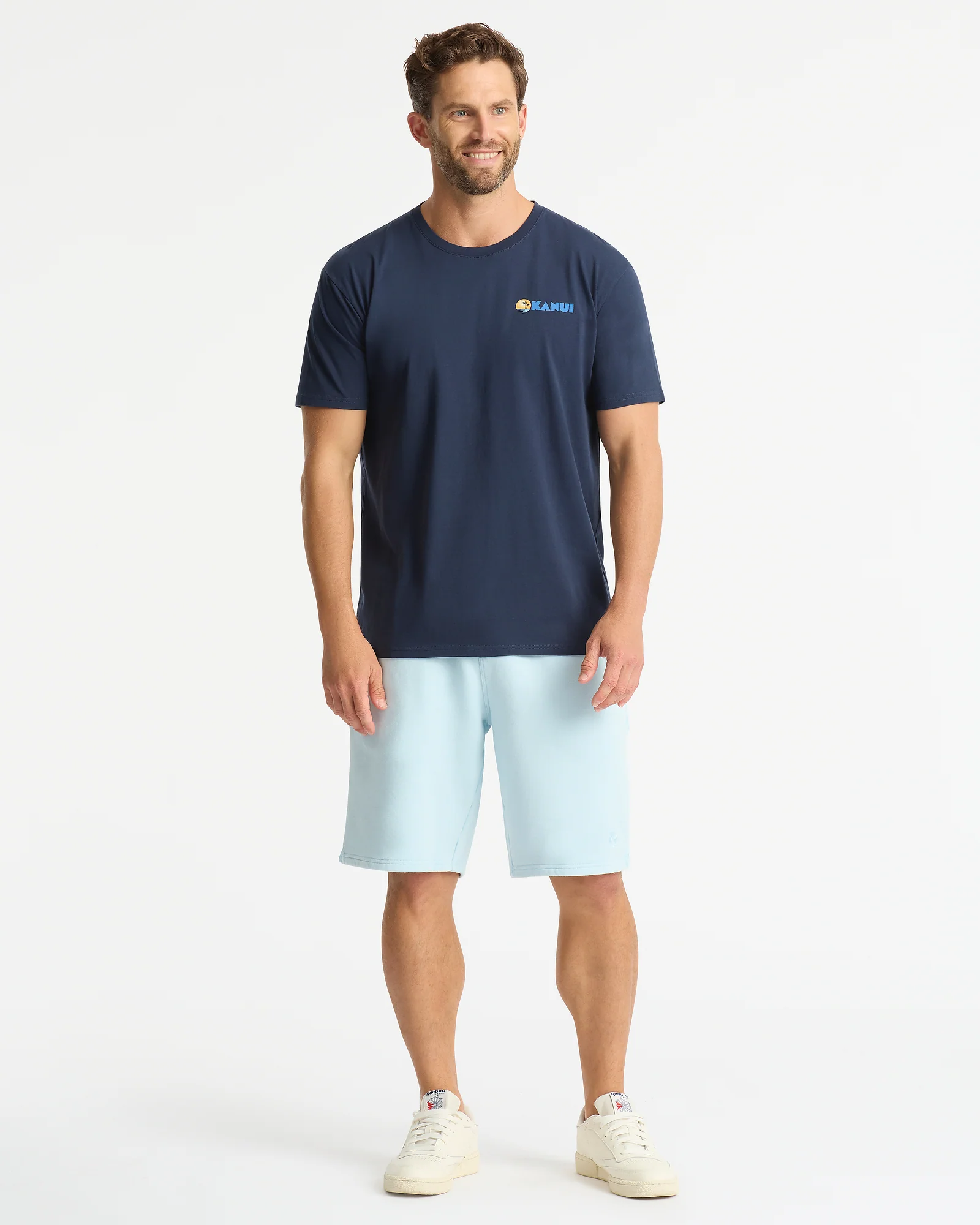 Mens - Heritage Fleece Walkshort - Washed Ice - Image 4