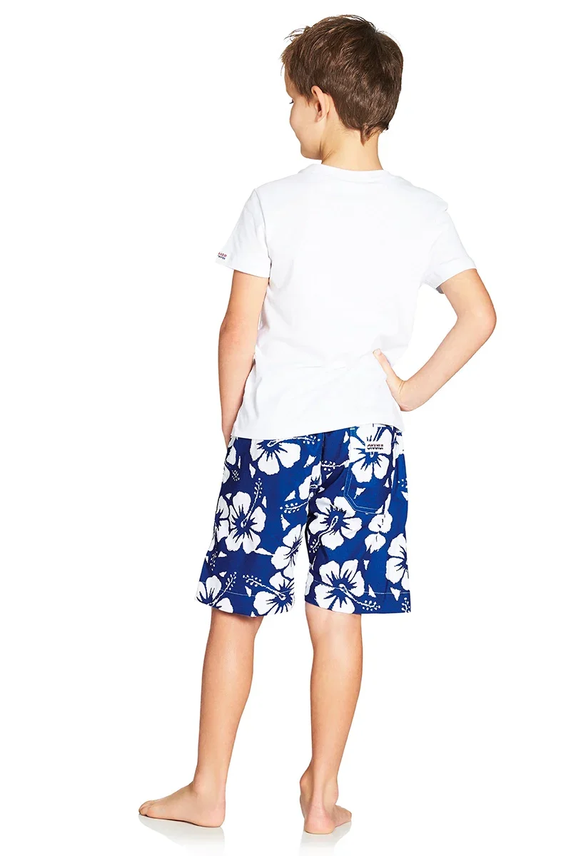Boys Classic Short - Hibiscus Blue - Image 5