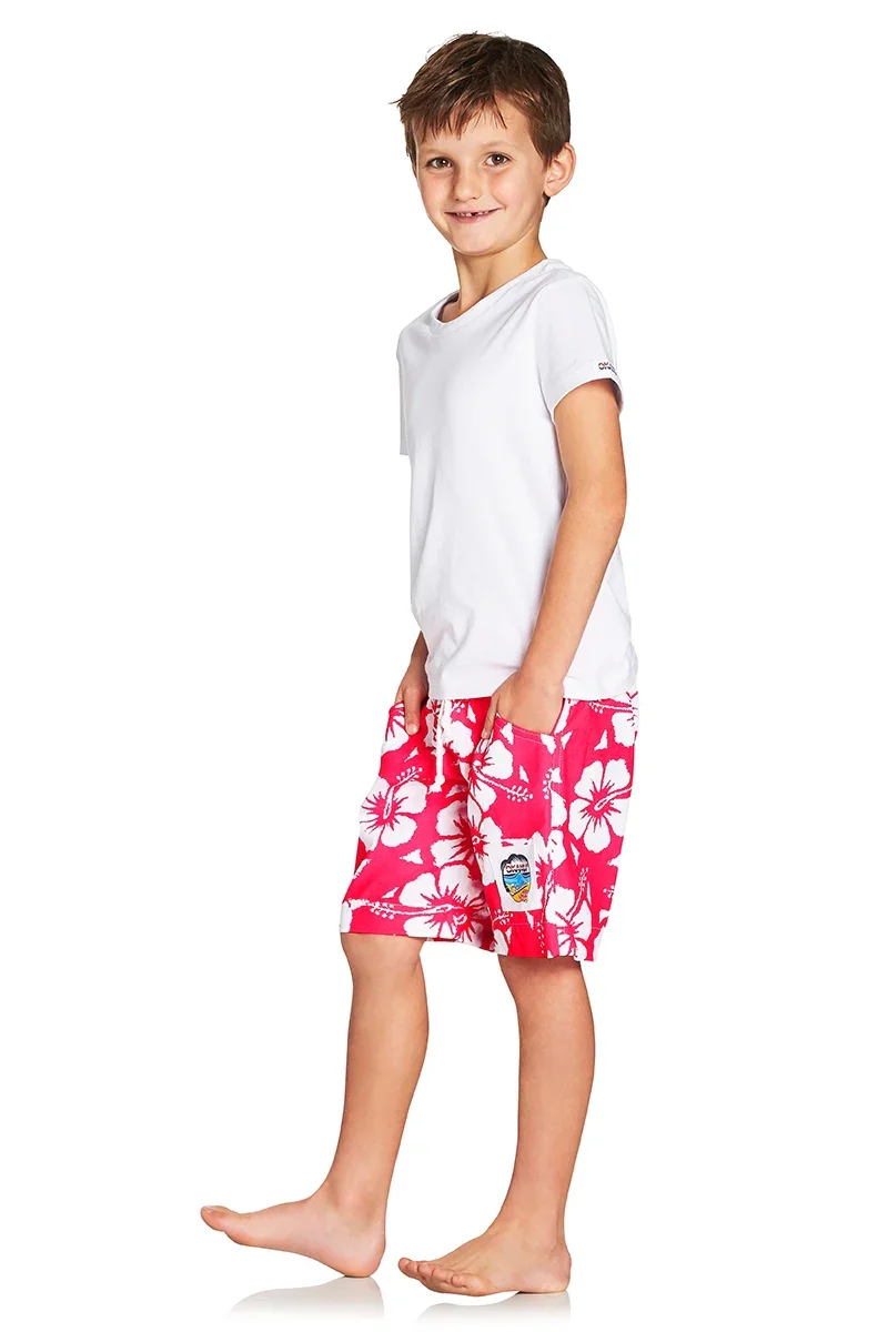 Boys Classic Short - Hibiscus Glow Pink - Image 4