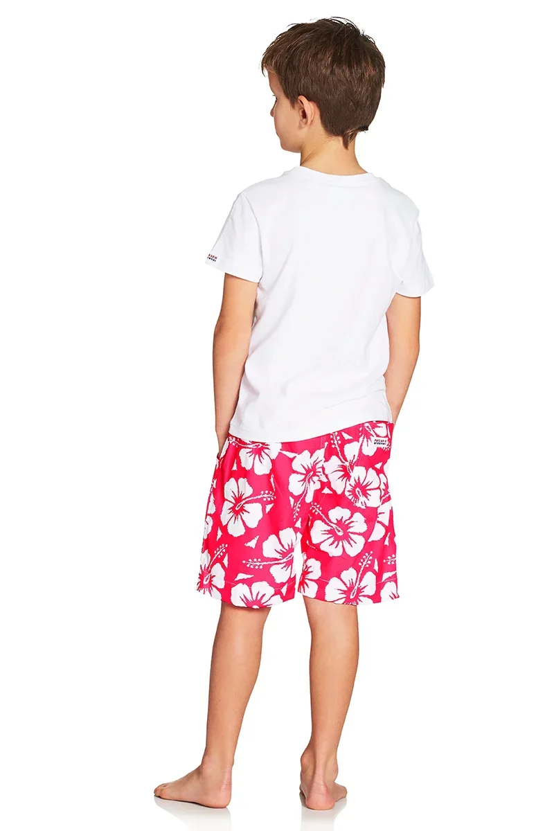 Boys Classic Short - Hibiscus Glow Pink - Image 5