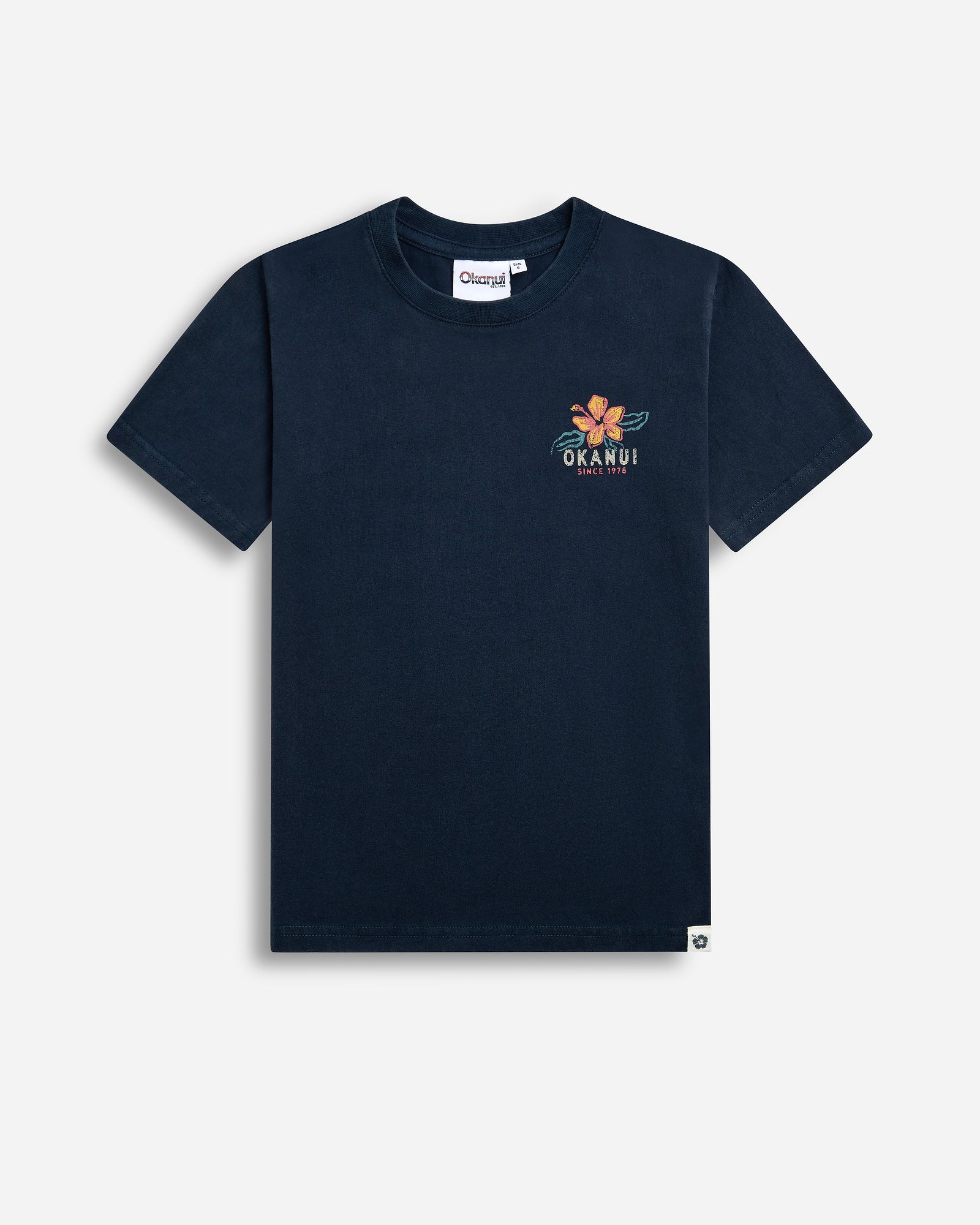 Kids Destination Lockup Tee - Byron Bay - Washed Navy - Image 2
