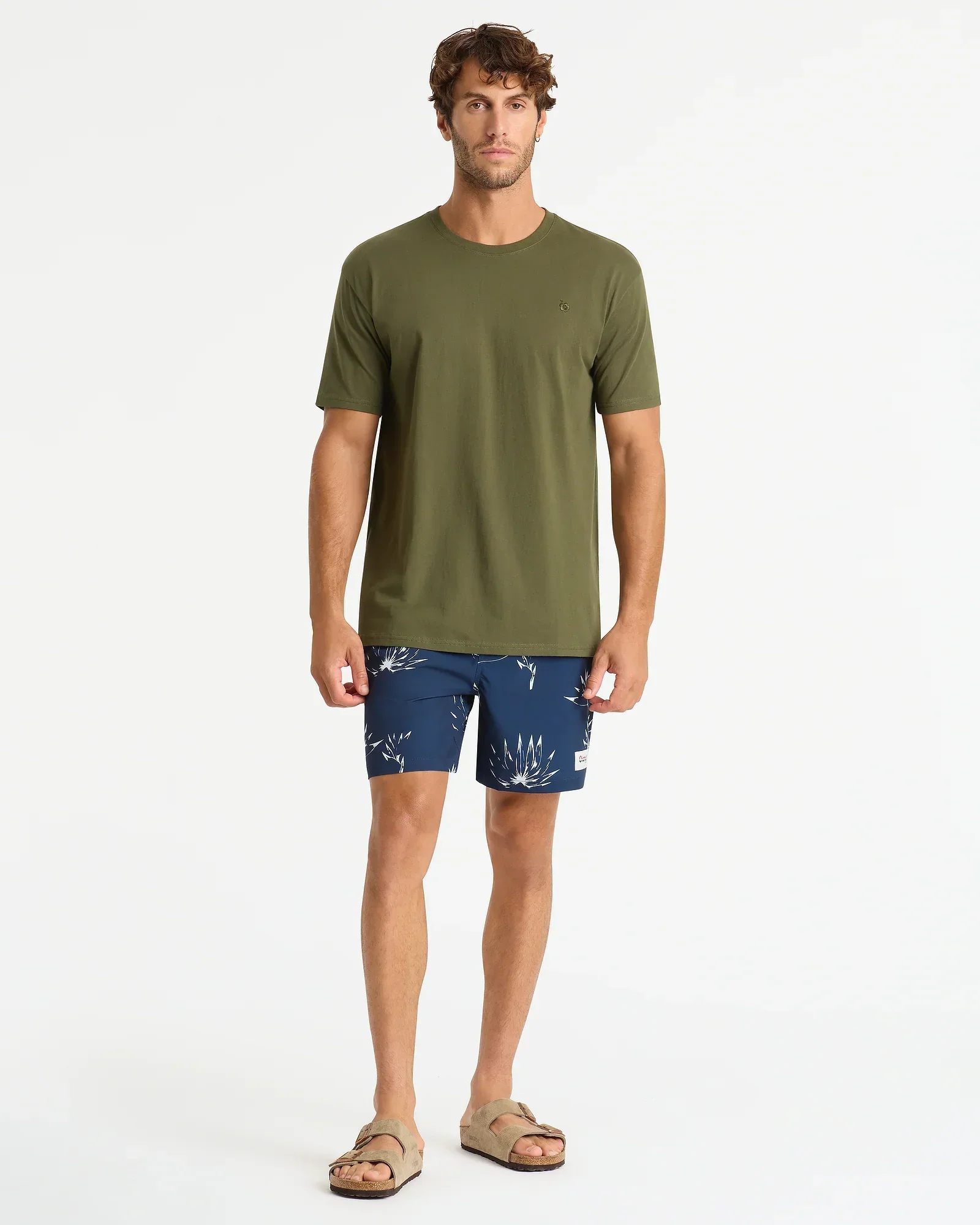 Mens Staple T'Shirt - Olive - Image 3