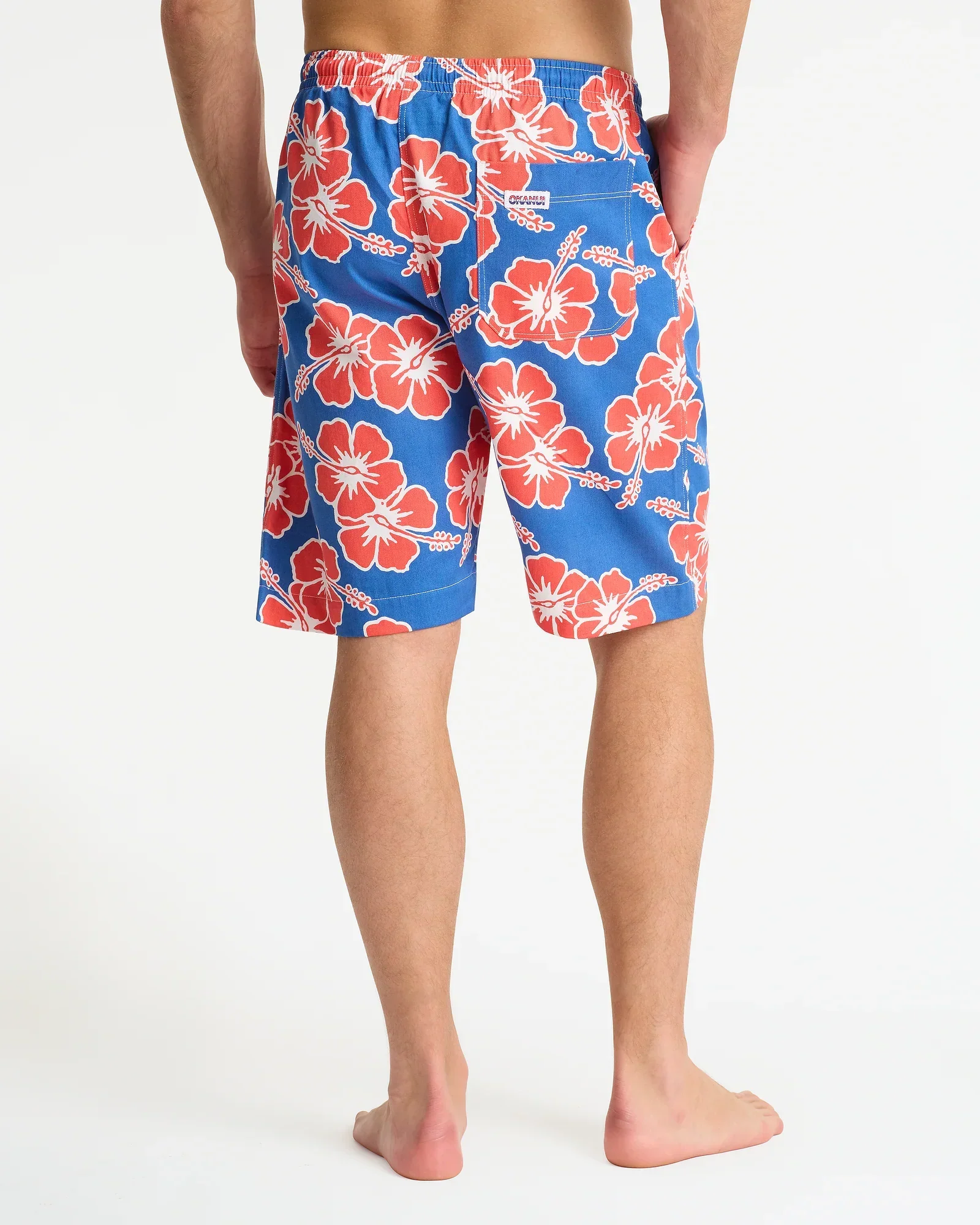 Mens Classic Short - Tri Colour Indigo Rose White - Image 4