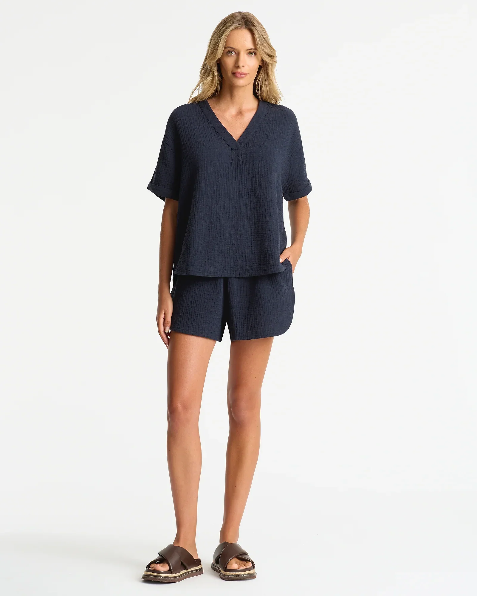 Seychelles Top - Navy - Image 5