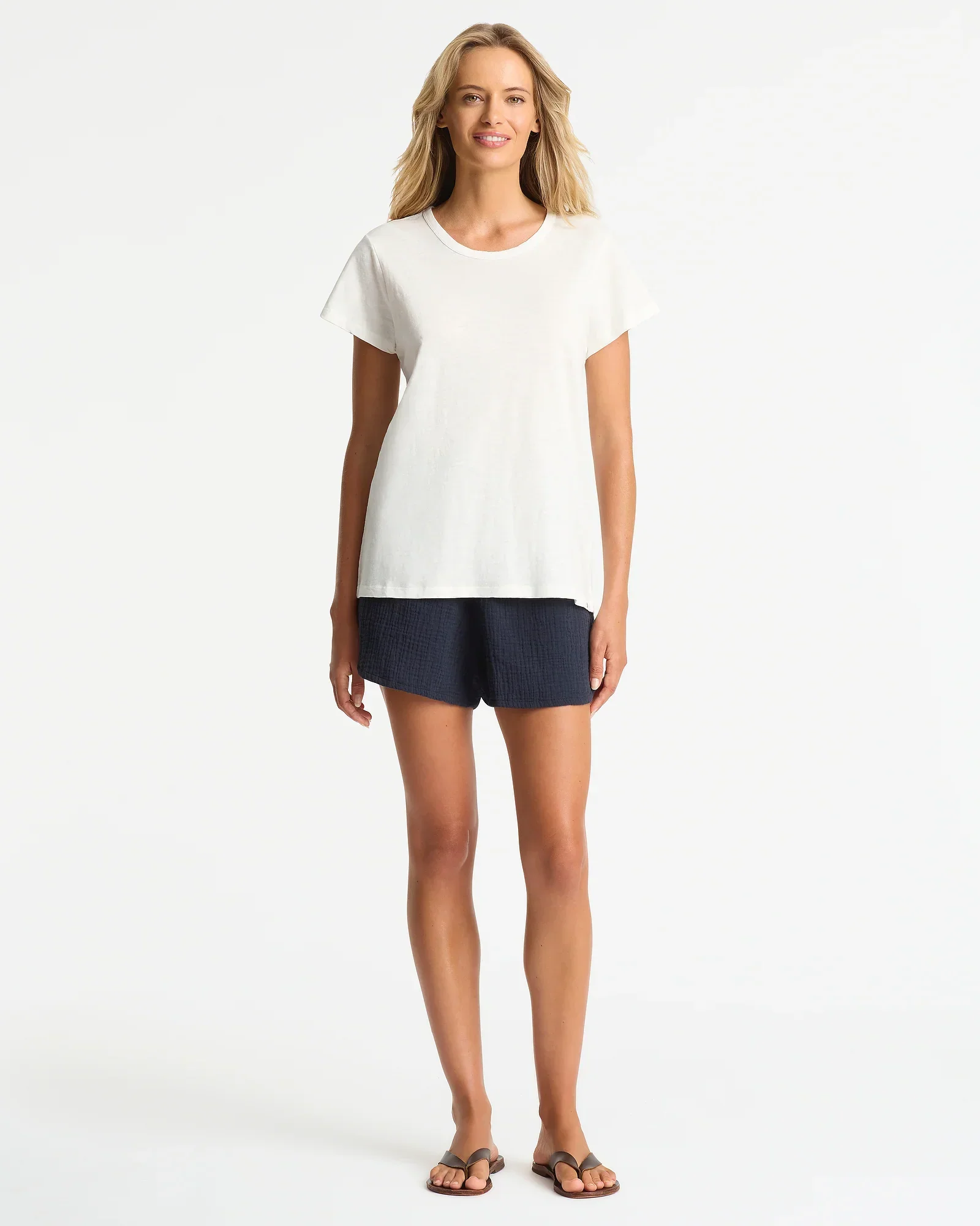 Womens Staple Slim T'Shirt - White - Image 4