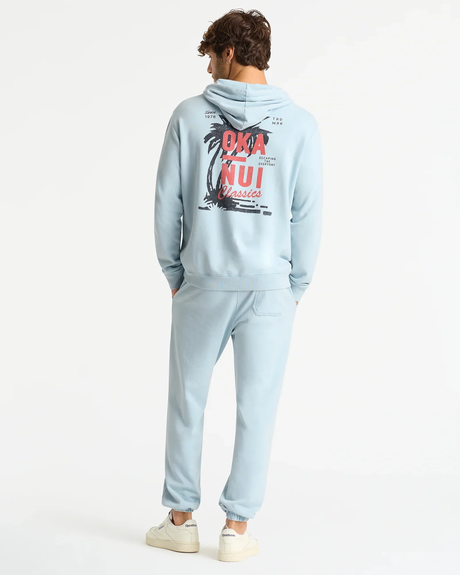 Staple Sweat Pant - Washed Blue - Image 6