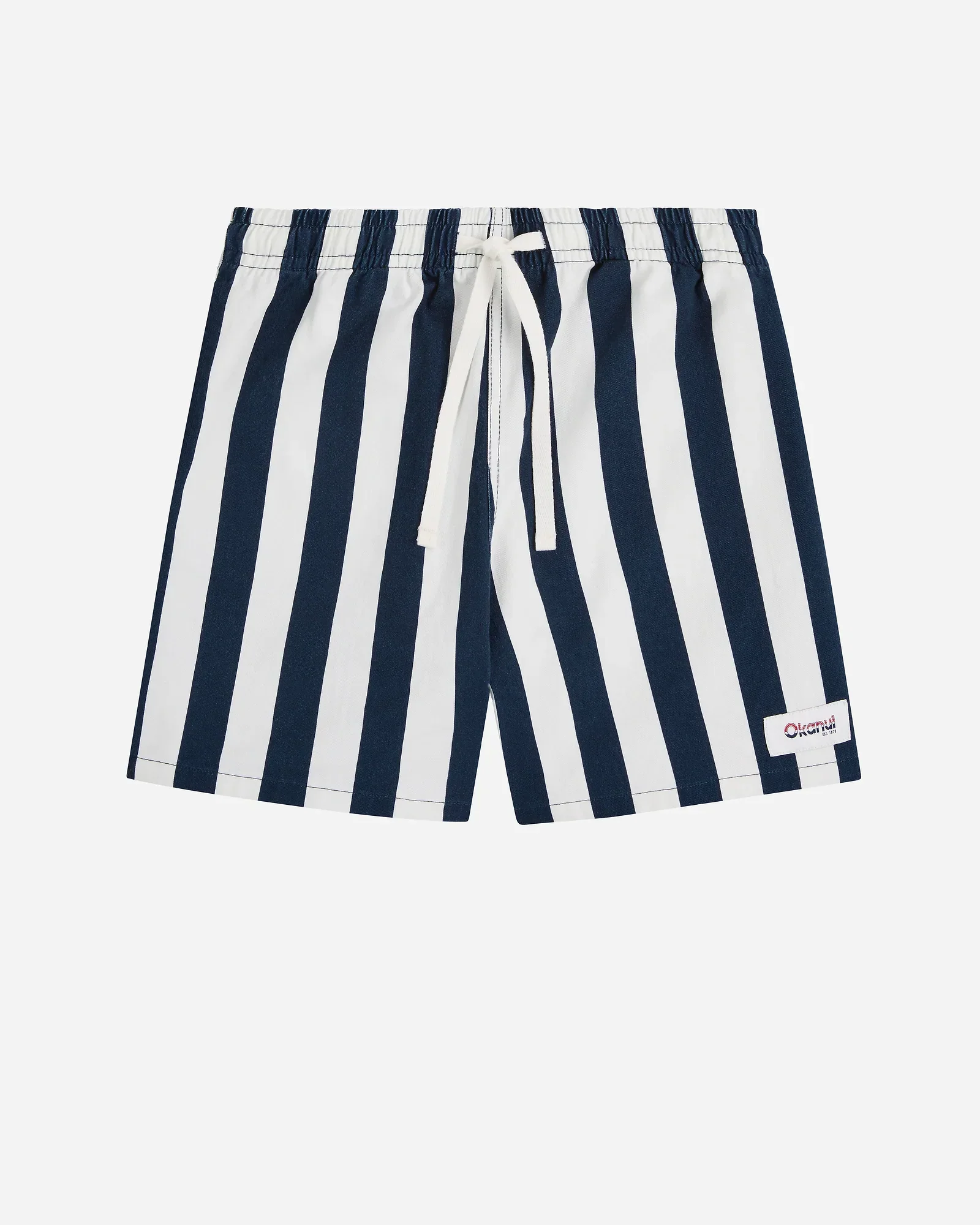 Womens Classic Short - Navy White Stripe - Image 7