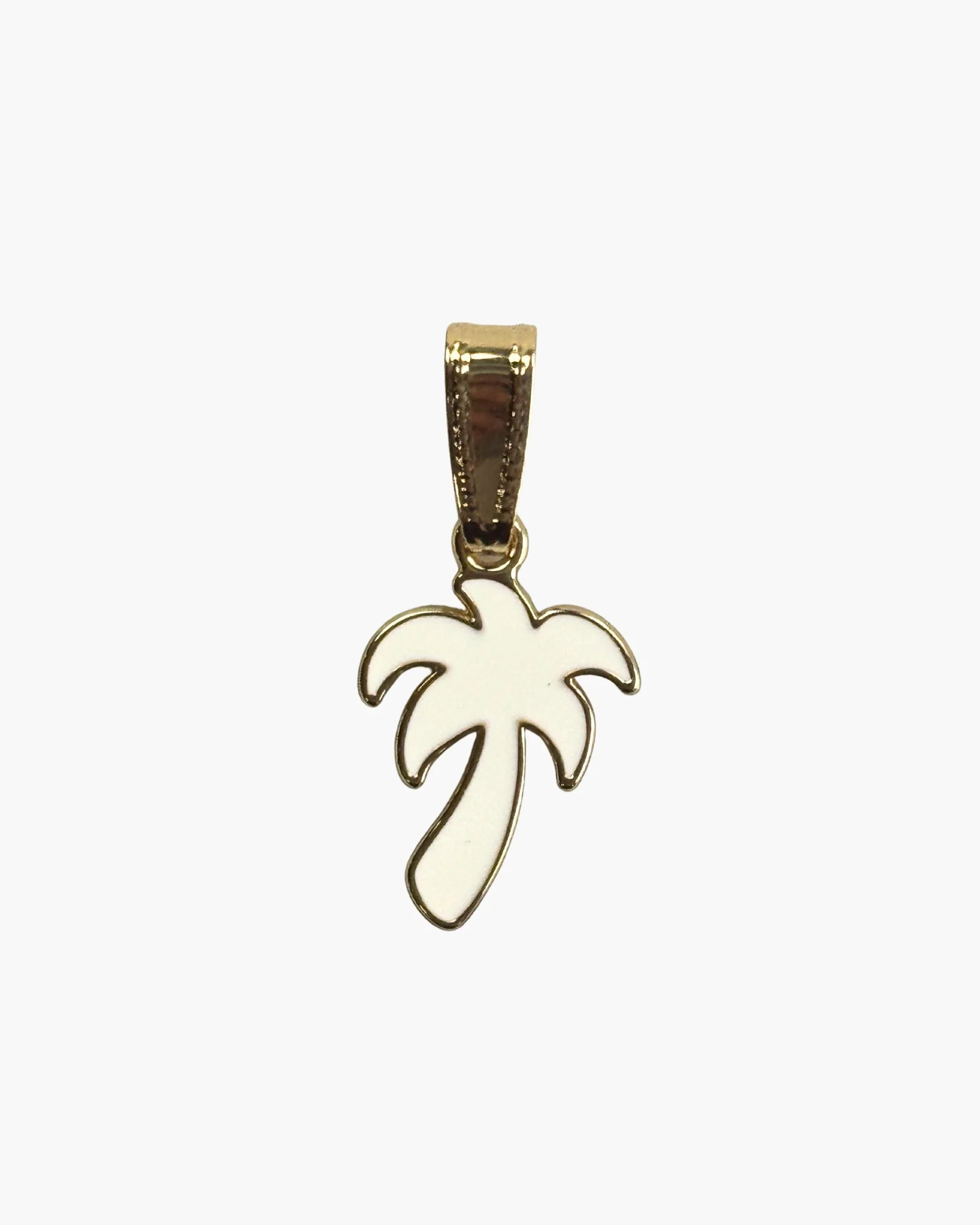 Palm Tree Charm - White