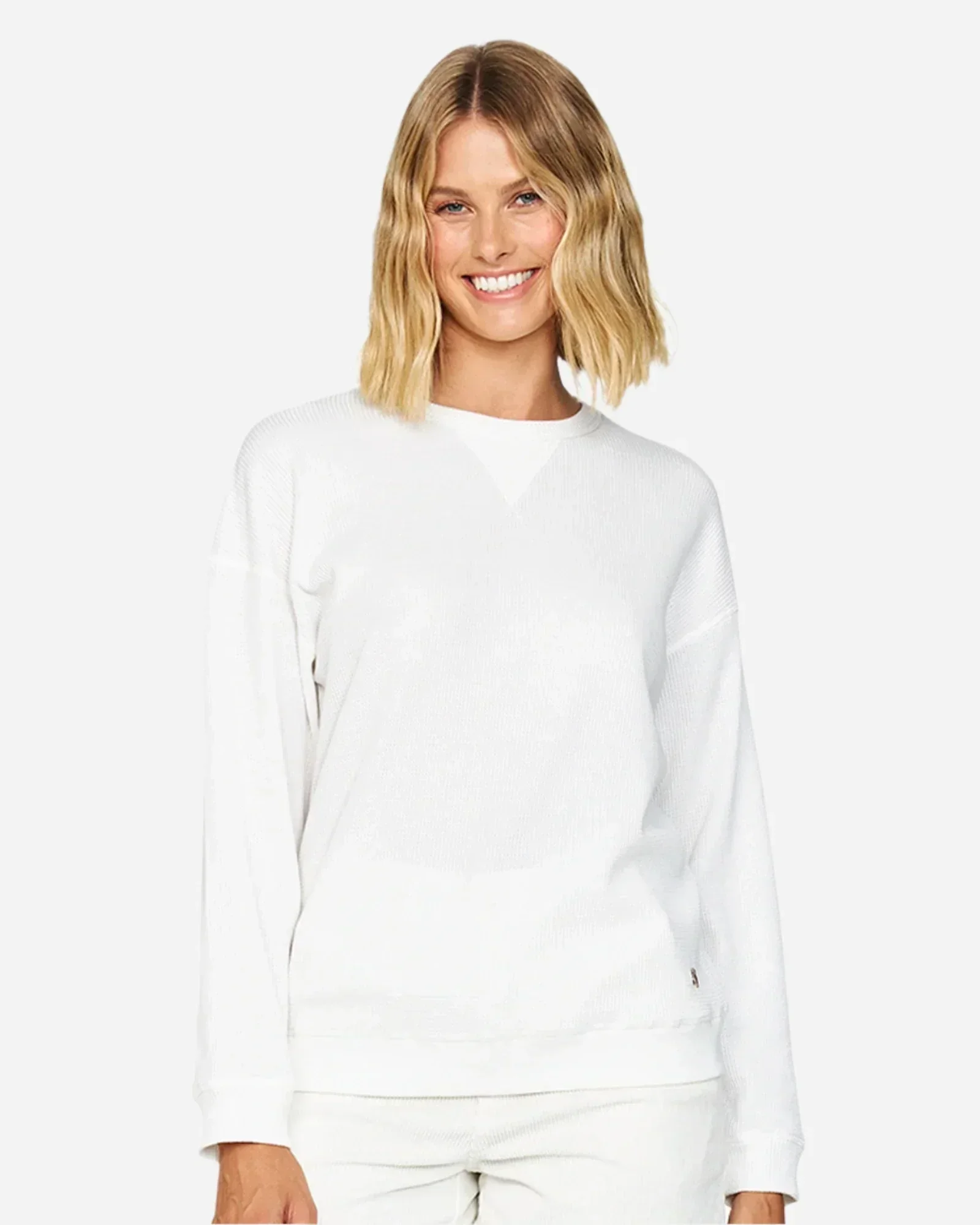 Womens - L/S T-Shirts - Waffle - Gelato